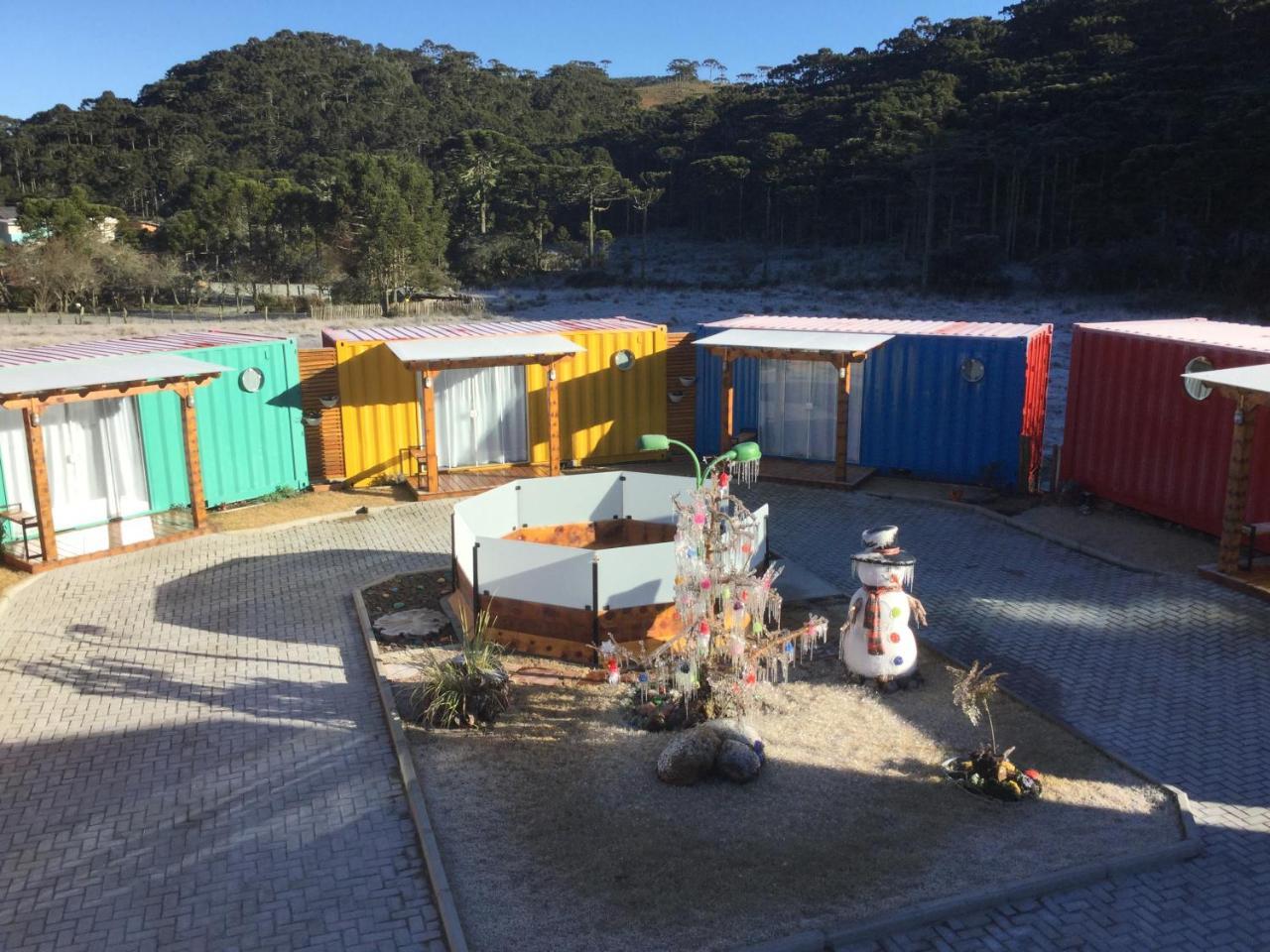 Villa Dos Ventos Hospedagem Container Бон-Жардин-да-Серра Экстерьер фото