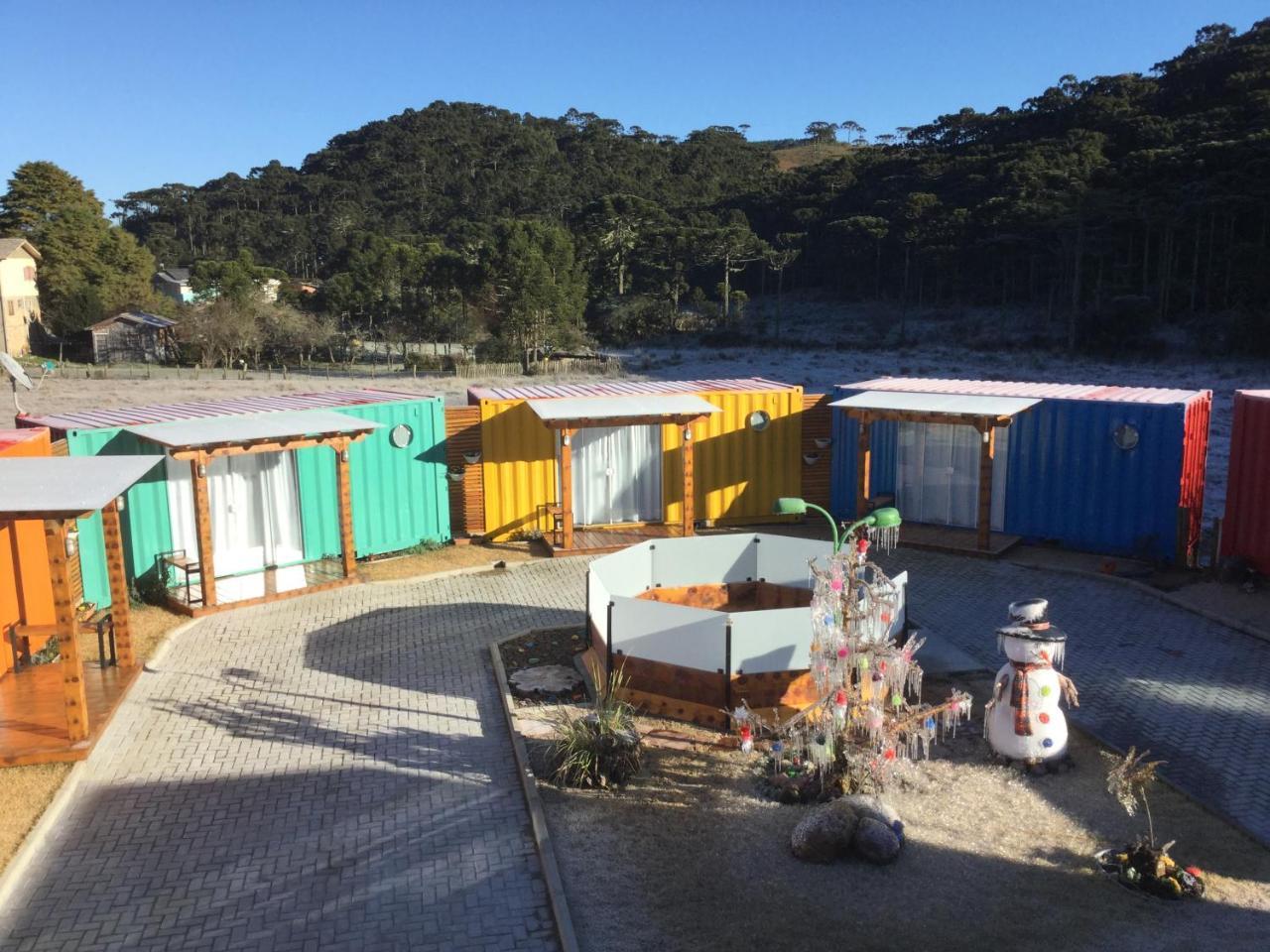 Villa Dos Ventos Hospedagem Container Бон-Жардин-да-Серра Экстерьер фото